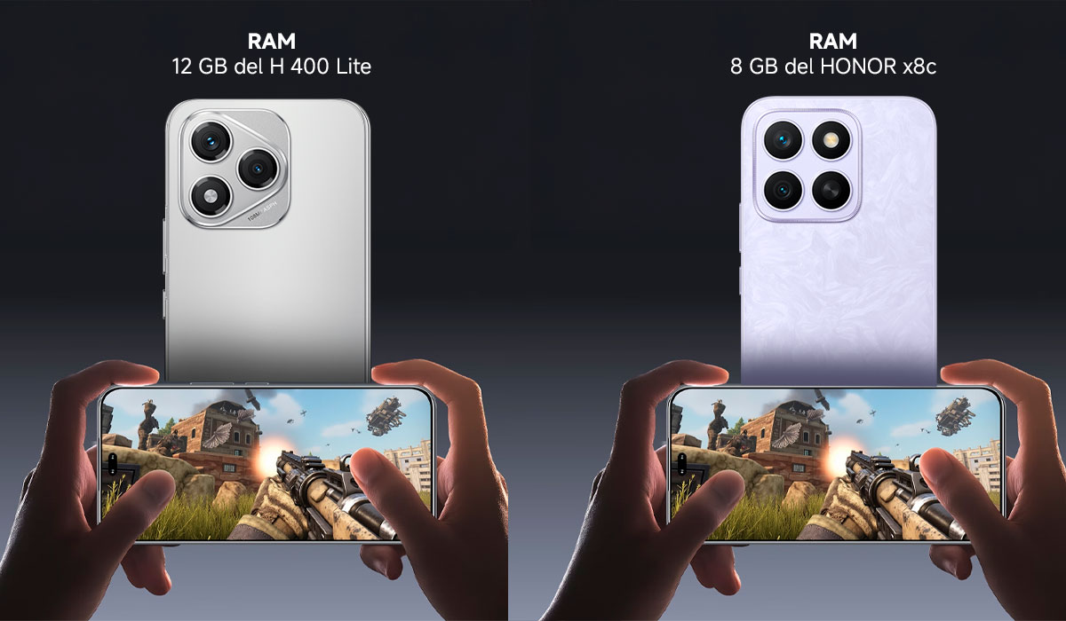 H-400-Lite-vs-Honor-x8c-Video-Juegos