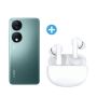 Combo Honor X7b 8+256GB Emerald Green + Earbuds X5