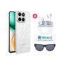 HONOR X7C 8GB+256GB Moonlight White + REGALO LENTES SKULLCANDY + CHOICE Earbuds X7 Lite