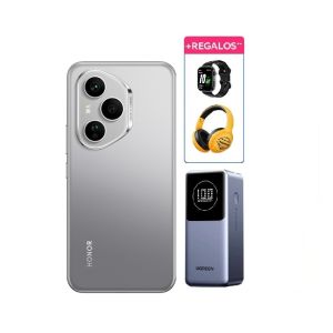 Honor 400 Pro 12+512GB Lunar Grey +REGALO ( Honor Choice Watch 2i + Auricular Transformers TF-G06 Amarillo) + PowerBank UGREEN Nexo 12000 mAh