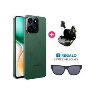 HONOR X7C 8GB+256GB Forest Green + REGALO LENTES SKULLCANDY + Audifono Skullcandy Smokin buds