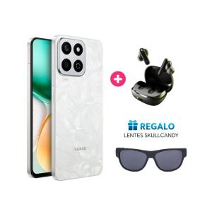 HONOR X7C 8GB+256GB Moonlight White + REGALO LENTES SKULLCANDY + Audifono Skullcandy Smokin buds