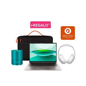 HONOR MagicBook Pro 14 + REGALOS (Choice Headphone + Choice Bluetooth speaker + Portalaptop) + Office 2021 Pro Plus 