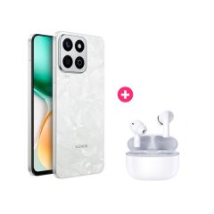 HONOR X7C 8GB+256GB Moonlight White + CHOICE Earbuds X7 Lite