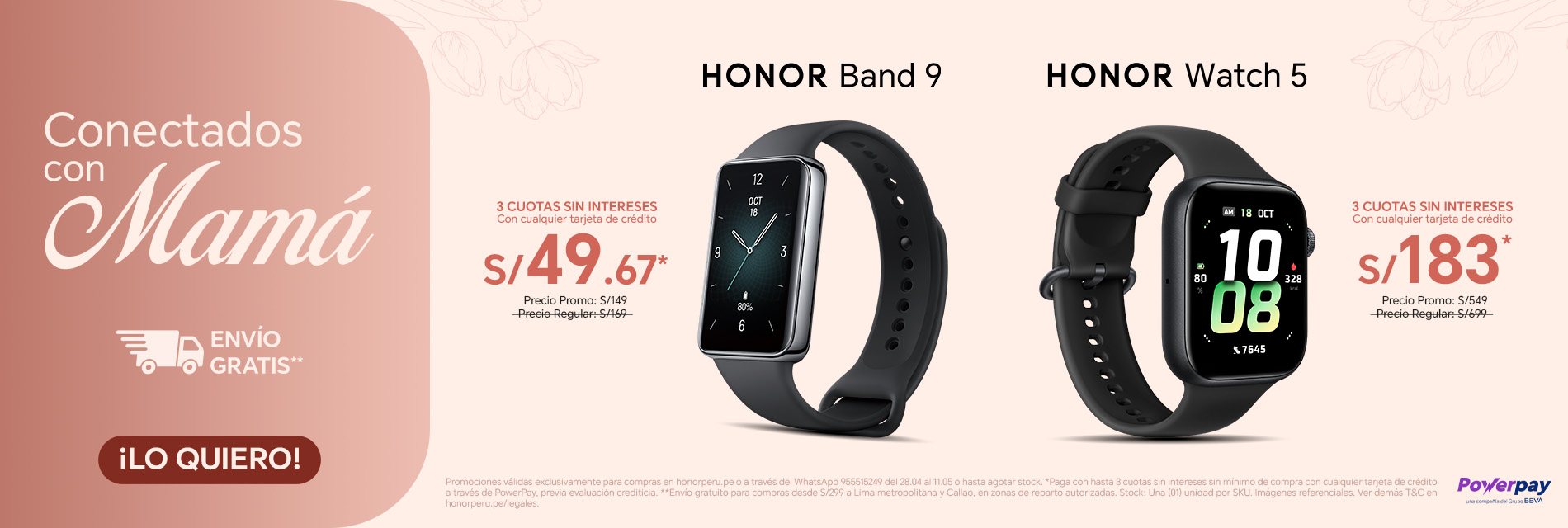 BANNER BAND 9 - HONOR WATCH 5 