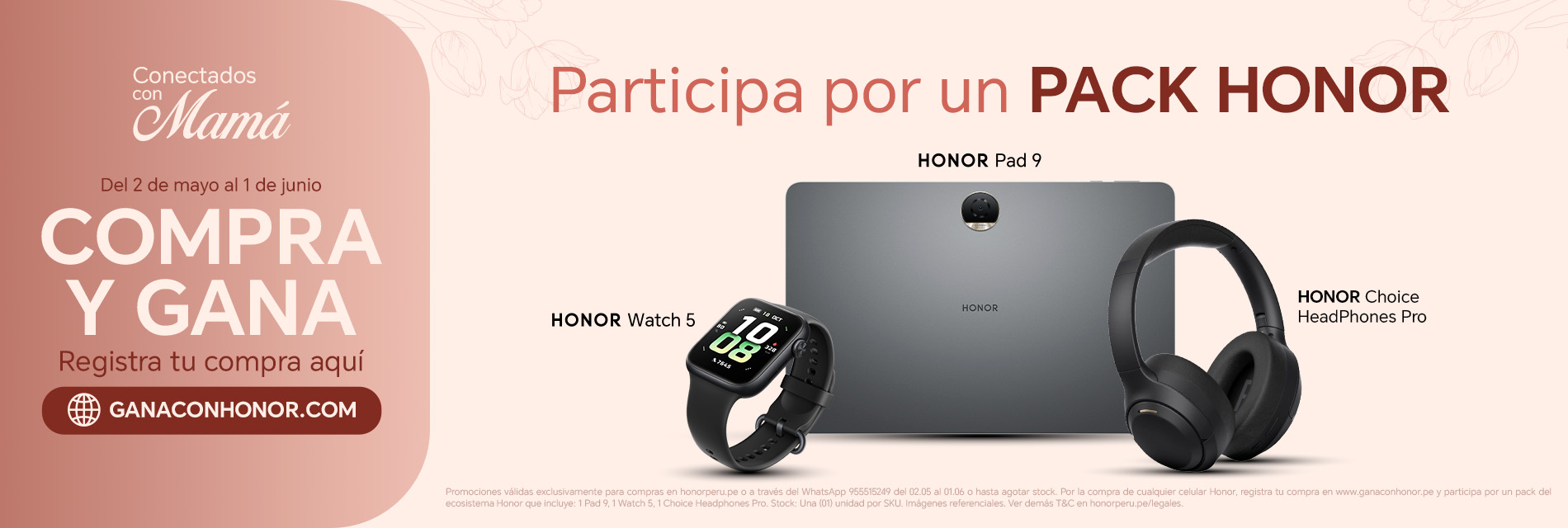 BANNER PACK HONOR - SORTEO MAMA HONOR