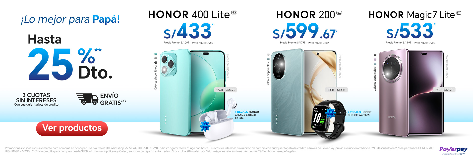BANNER HONOR 400 LITE / HONOR 200 / 7 LITE - 26.05 DESKTOP