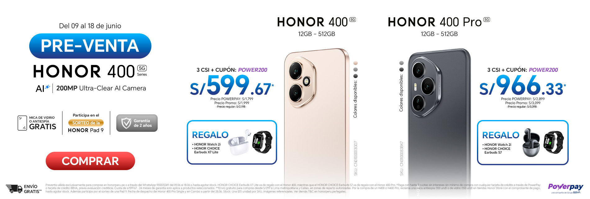 BANNER PRE VENTA HONOR SERIE 400 - 09.06 - DEKSTOP
