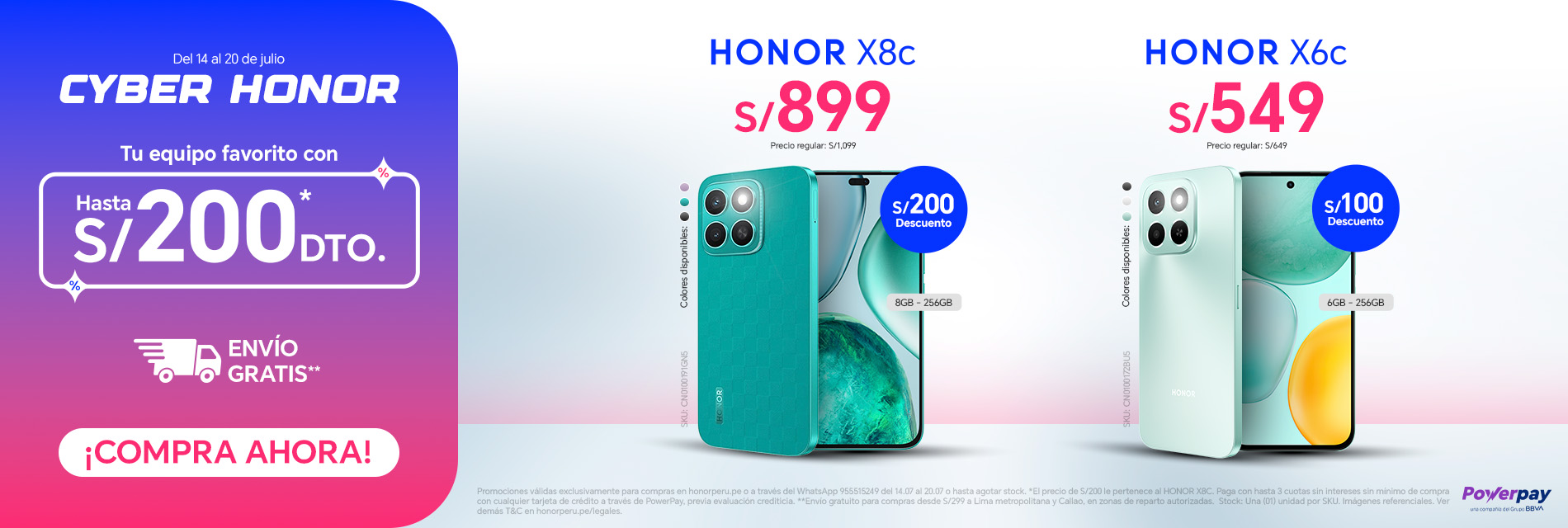 BANNER CYBER HONOT - HONOR X8C - HONOR X6C - DESKTOP - 13.07
