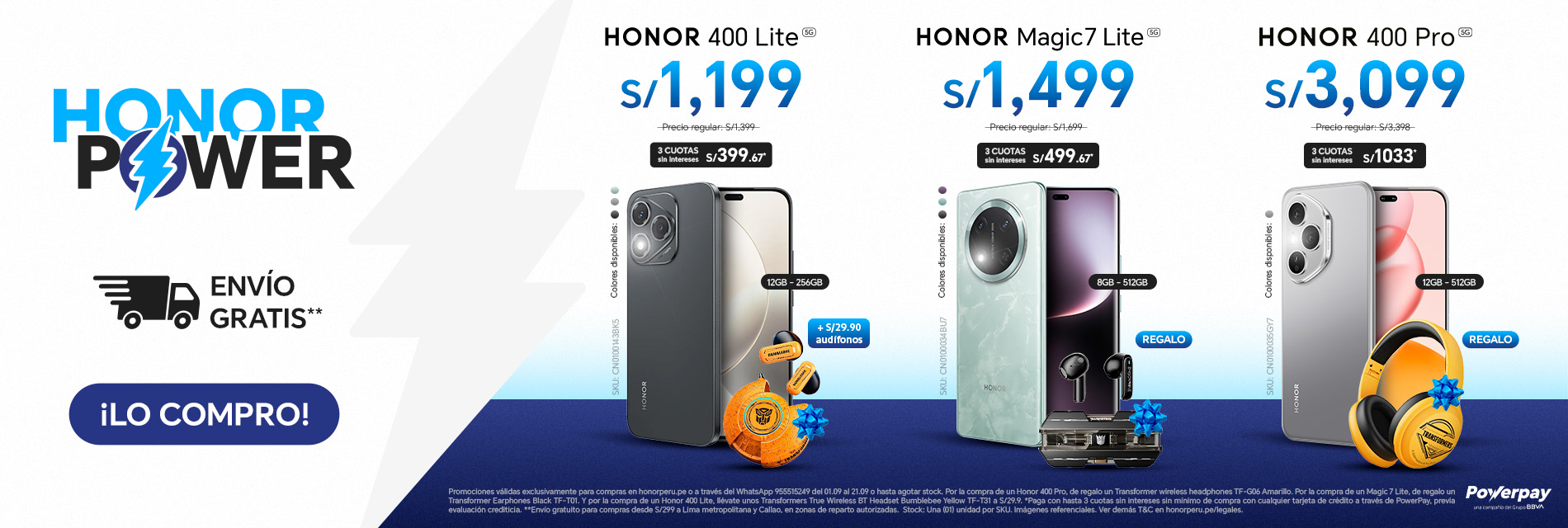 BANNER HONOR 400 & MAGIC 7 LITE - 31.08 - DESKTOP