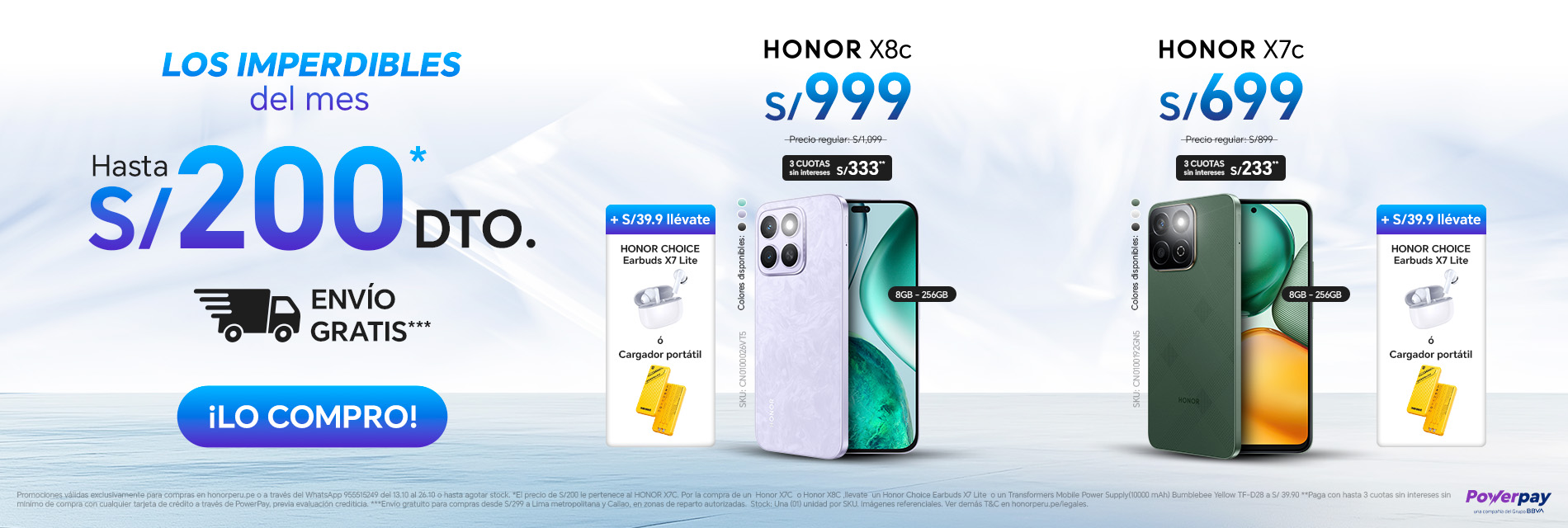 BANNER HONOR X8C & HONOR X7C - 13.10 - DESKTOP