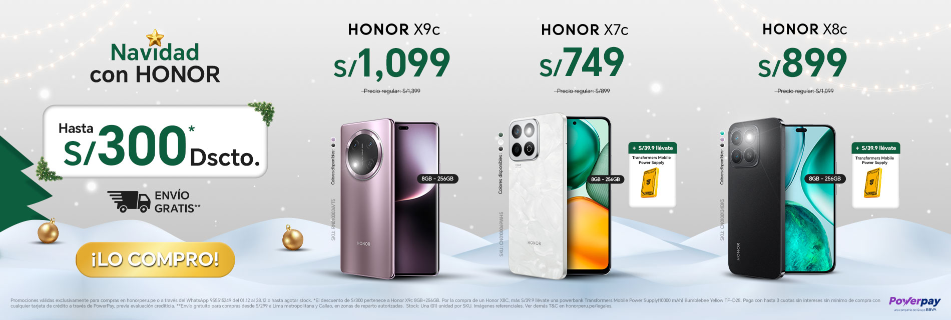 BANNER X9C - HONOR X8C - 30 .11 - DESKTOP