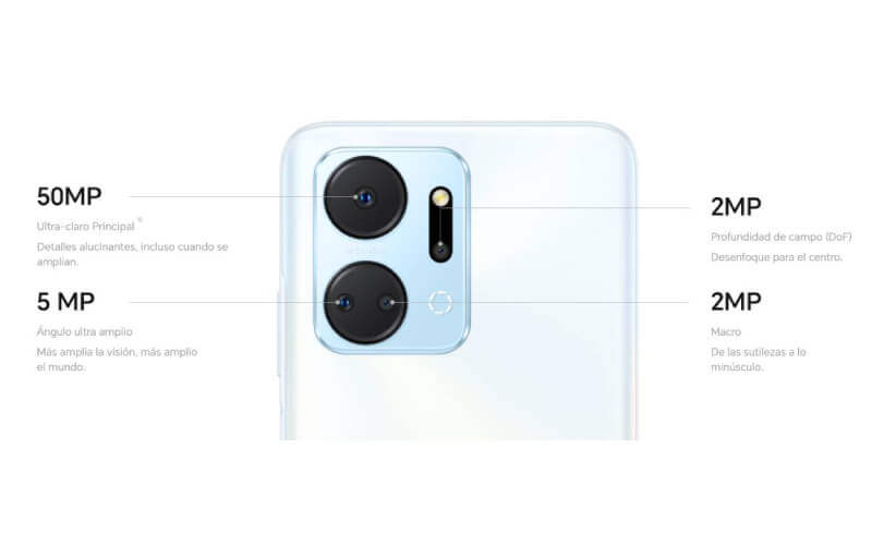 Características del celular Honor X7a